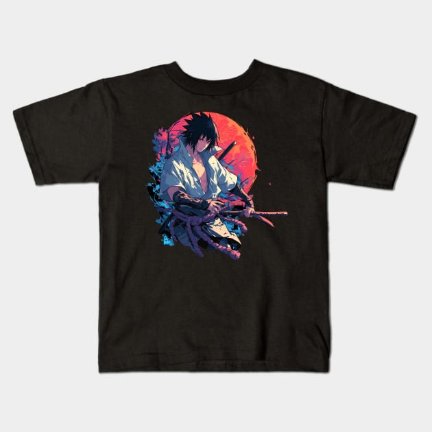 sasuke Kids T-Shirt by boxermaniac